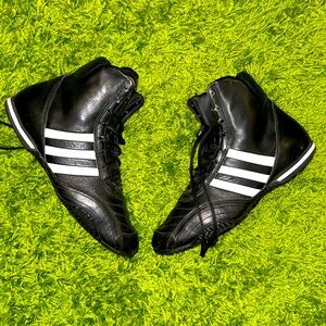 Vintage leather adidas boxing boots